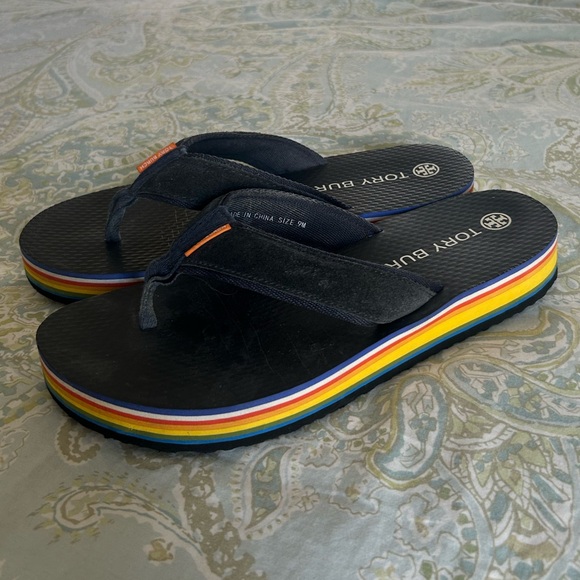 Tory Burch Shoes - Tory Burch platform flip flops